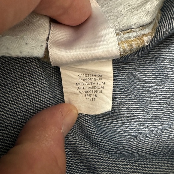 Banana Republic Factory Men's Slim Denim Blue Jeans Size 34 x 30 (Check Actual) - Picture 7 of 12